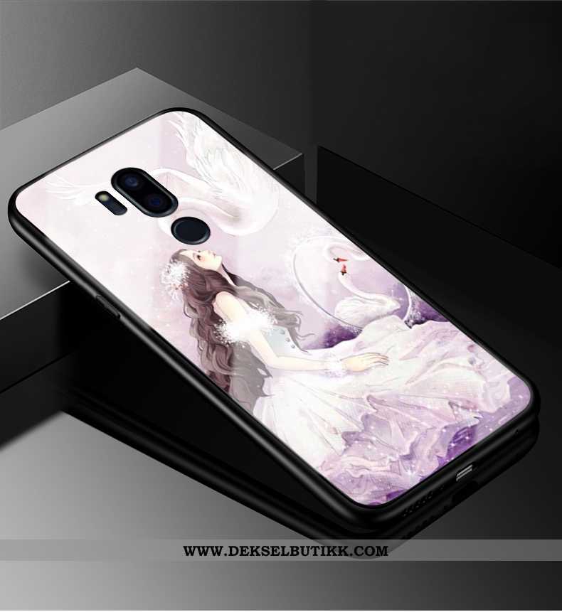 Deksel Lg G7 Thinq Beskyttelse Trend Av Personlighet Hvitt, Etui Lg G7 Thinq Glass Billige