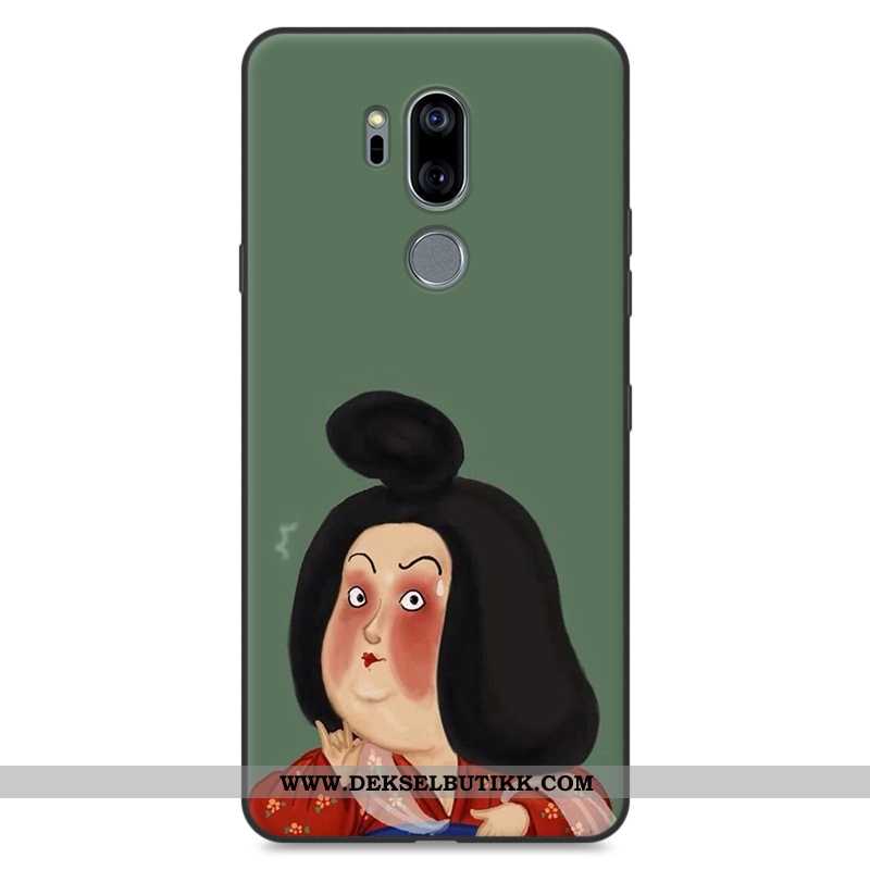 Deksel Lg G7 Thinq Kreativ Anti-fall Silikon Rosa, Etui Lg G7 Thinq Myke Til Salgs