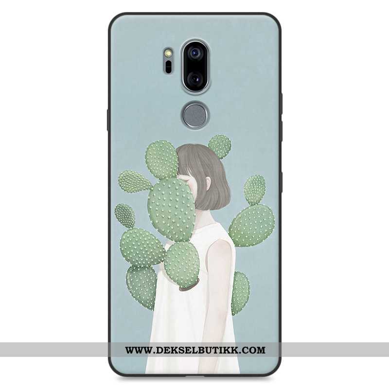 Deksel Lg G7 Thinq Trend Anti-fall Silikon Rød, Etui Lg G7 Thinq Myke Tilbud