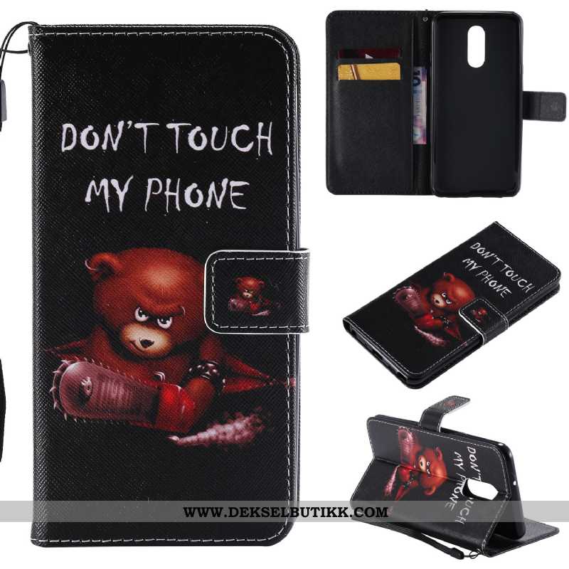 Deksel Lg Q Stylus Skinndeksel Folio Beskyttelse Farge Malt Hvitt, Etui Lg Q Stylus Cartoon Billig