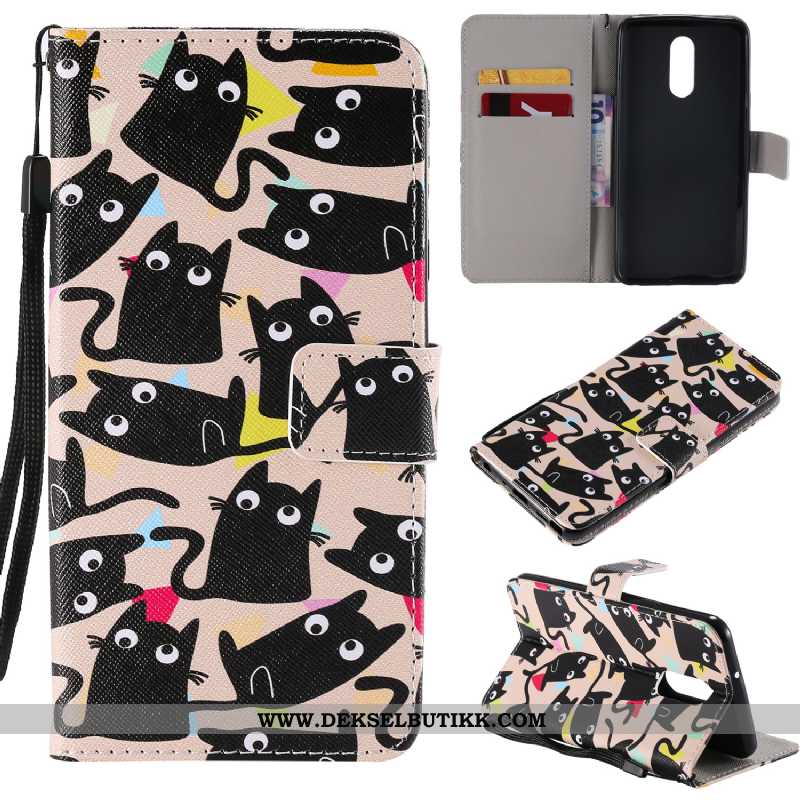 Deksel Lg Q Stylus Skinndeksel Folio Beskyttelse Farge Malt Hvitt, Etui Lg Q Stylus Cartoon Billig