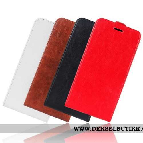 Deksel Moto E6 Plus Trend Etui Business Clamshell Rød, Moto E6 Plus Beskyttelse Tilbud