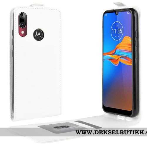 Deksel Moto E6 Plus Trend Etui Business Clamshell Rød, Moto E6 Plus Beskyttelse Tilbud