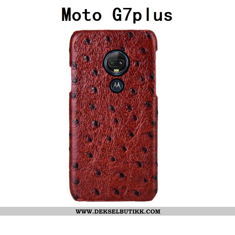 Deksel Moto G7 Plus Av Personlighet Svart Mønster Mobiltelefon, Etui Moto G7 Plus Kreativ Billige