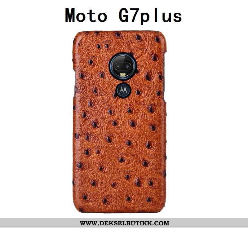 Deksel Moto G7 Plus Av Personlighet Svart Mønster Mobiltelefon, Etui Moto G7 Plus Kreativ Billige