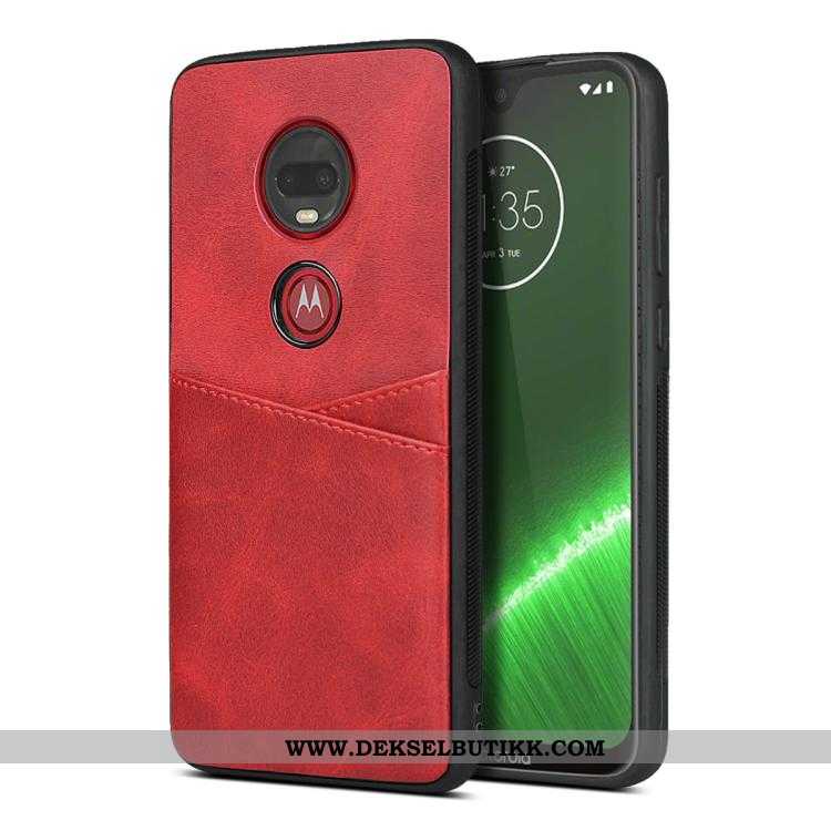 Deksel Moto G7 Plus Beskyttelse Gul Mobiltelefon, Etui Moto G7 Plus Myke Billig