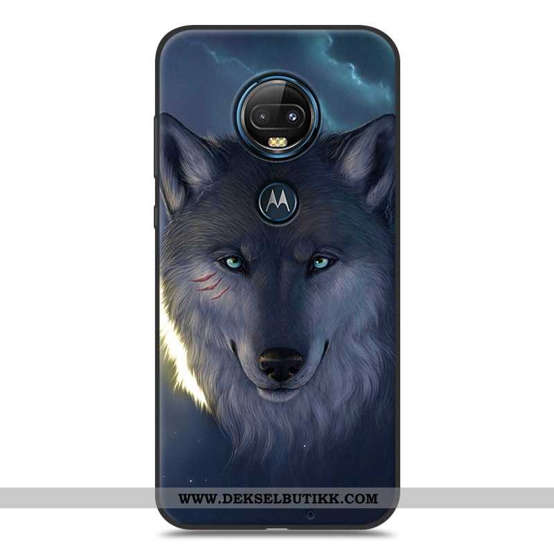 Deksel Moto G7 Plus Beskyttelse Trend Cartoon Av Personlighet Rosa, Etui Moto G7 Plus Mote Tilbud