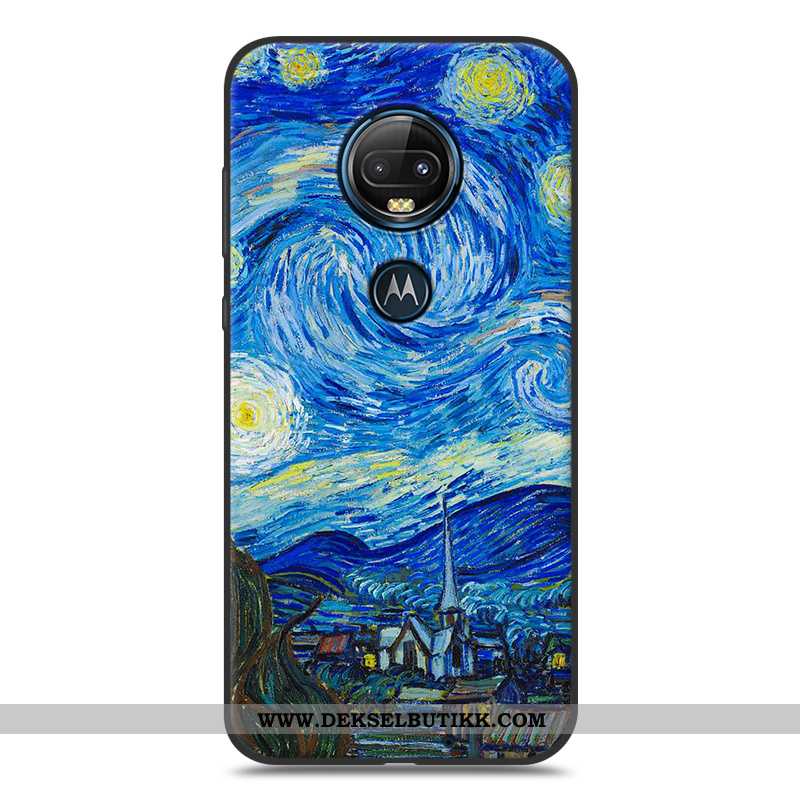 Deksel Moto G7 Plus Beskyttelse Trend Cartoon Av Personlighet Rosa, Etui Moto G7 Plus Mote Tilbud