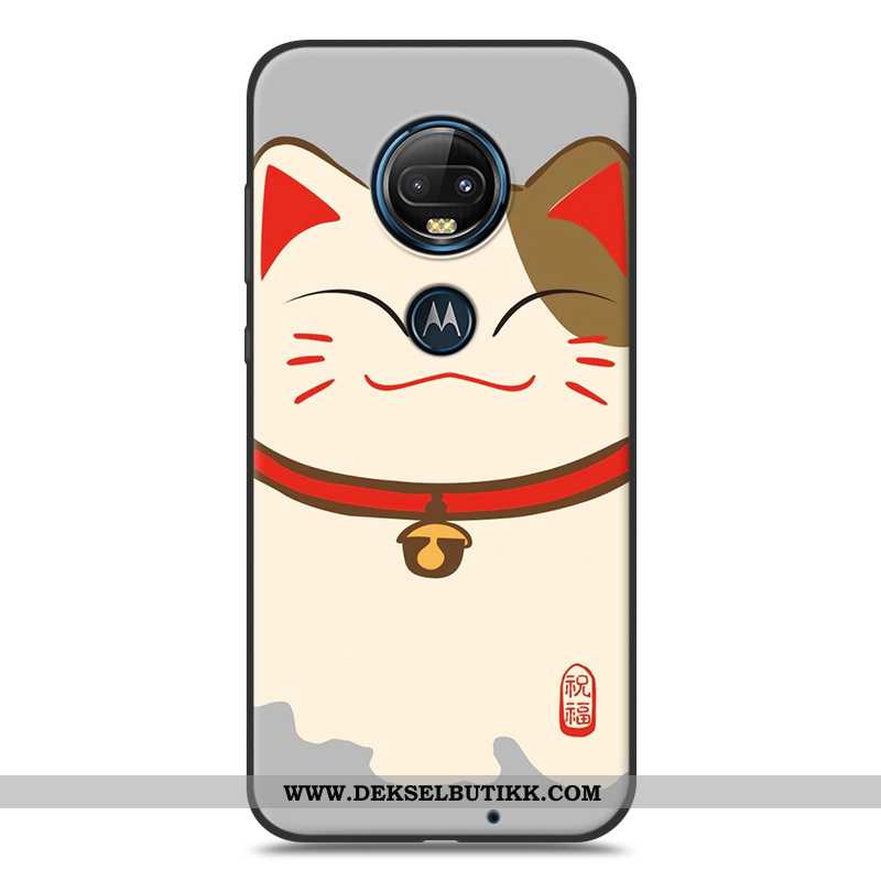 Deksel Moto G7 Plus Beskyttelse Trend Cartoon Av Personlighet Rosa, Etui Moto G7 Plus Mote Tilbud