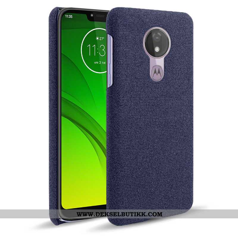 Deksel Moto G7 Power Beskyttelse Etui Klut Sklisikre Grå, Moto G7 Power Mønster Billige