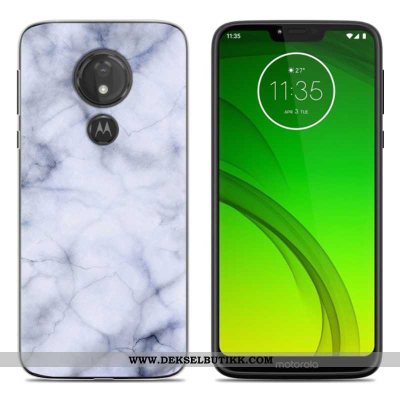 Deksel Moto G7 Power Cartoon Lilla Etui, Moto G7 Power Myke Tilbud