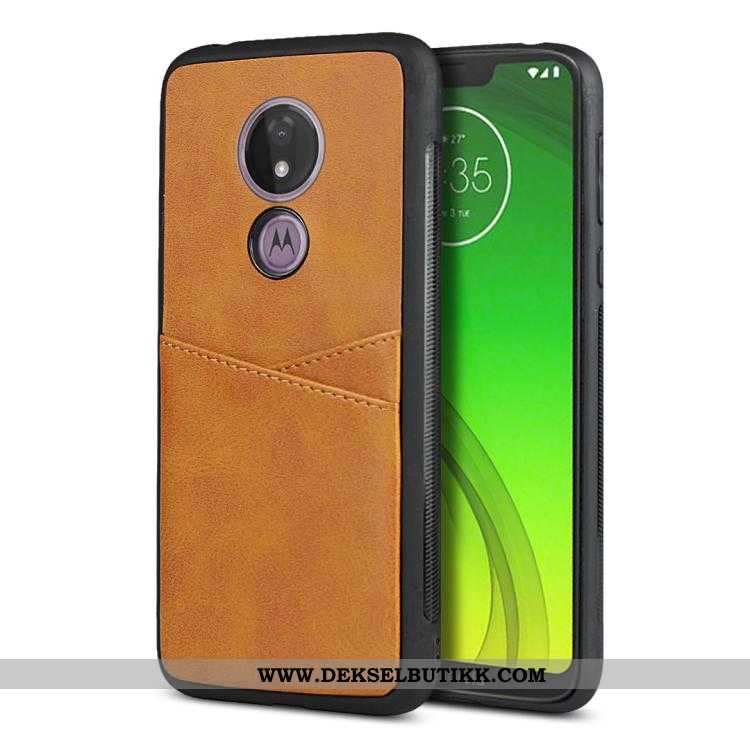 Deksel Moto G7 Power Myke Mobiltelefon Kort Etui Rød, Moto G7 Power Silikon På Nett