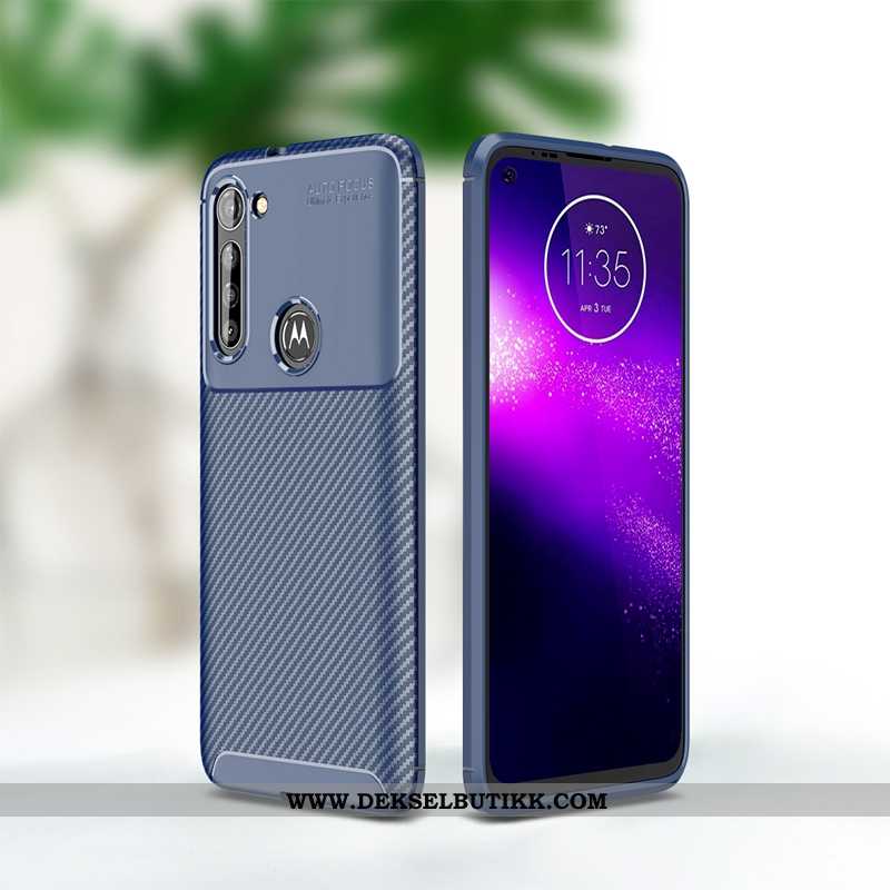 Deksel Moto G8 Power Beskyttelse Svart Tempe~~pos Anti-fall, Etui Moto G8 Power Myke Billige