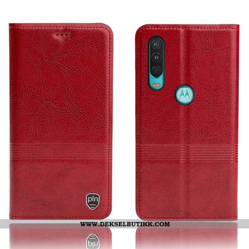 Deksel Motorola One Action Skinndeksel Etui Anti-fall Svart, Motorola One Action Beskyttelse Billig