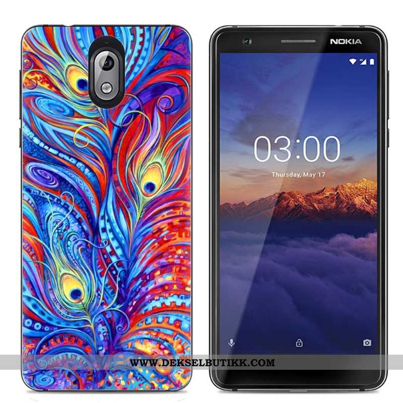 Deksel Nokia 3.1 Cartoon Etui Kreativ Farge, Nokia 3.1 Trend På Nett