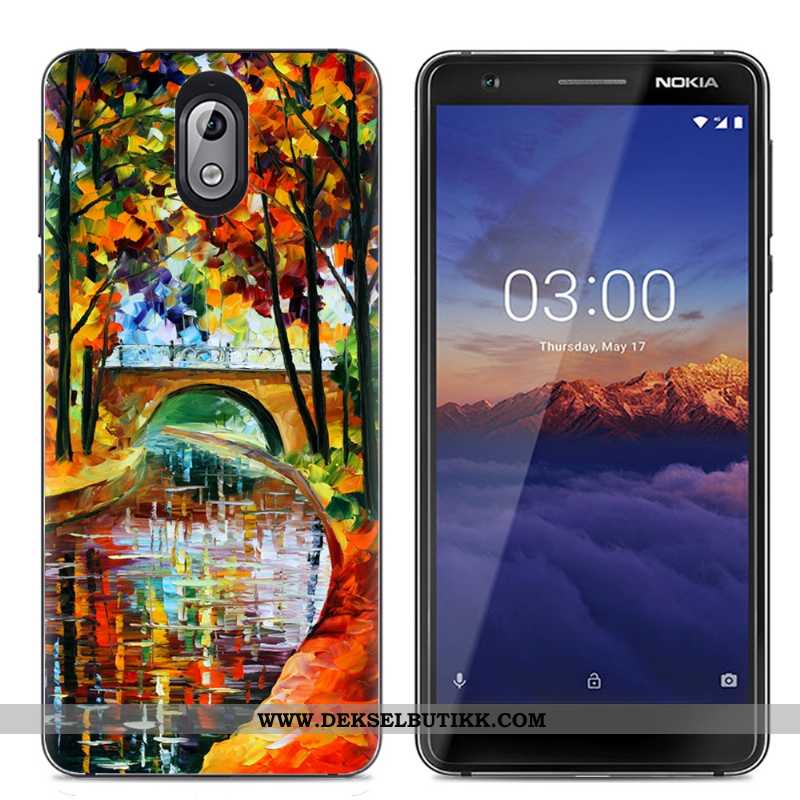 Deksel Nokia 3.1 Cartoon Etui Kreativ Farge, Nokia 3.1 Trend På Nett