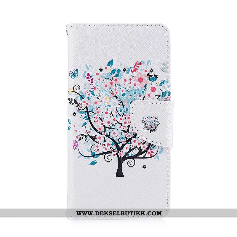 Deksel Nokia 3.1 Cartoon Skinndeksel Farge Malt Mobiltelefon Hvitt, Etui Nokia 3.1 Beskyttelse Billi