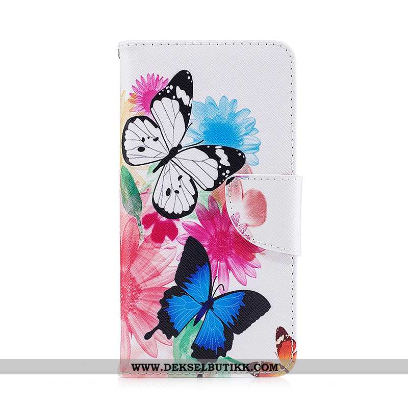 Deksel Nokia 3.1 Cartoon Skinndeksel Farge Malt Mobiltelefon Hvitt, Etui Nokia 3.1 Beskyttelse Billi