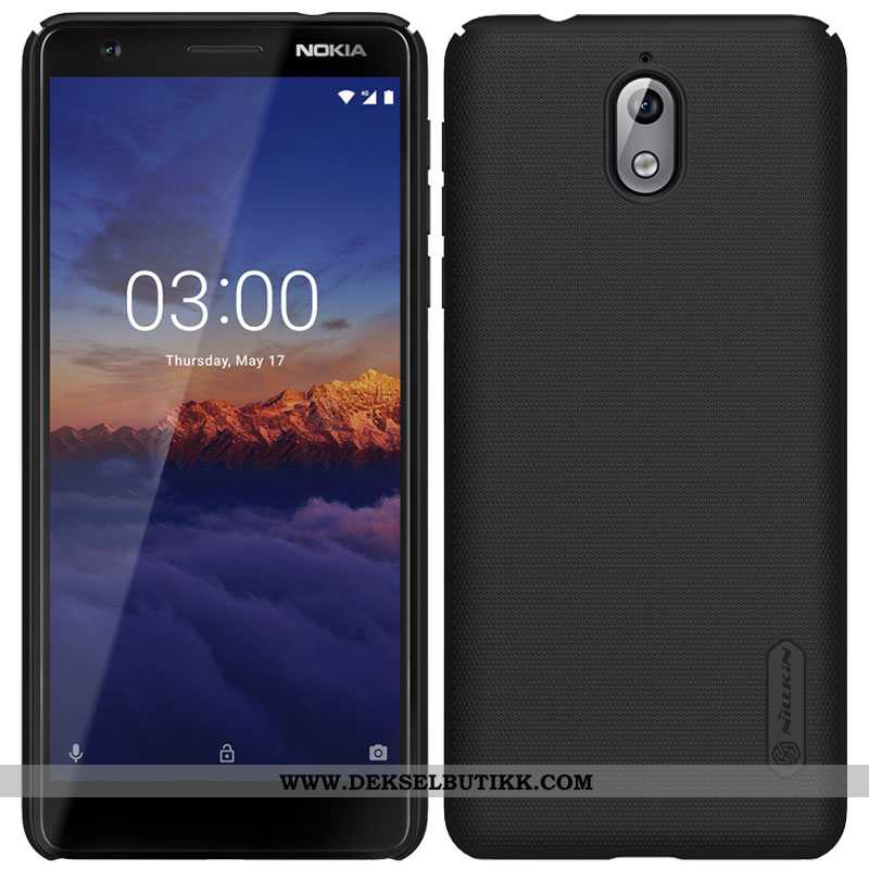 Deksel Nokia 3.1 Nubuck Anti-fall Mobiltelefon Svart, Etui Nokia 3.1 Beskyttelse Tilbud