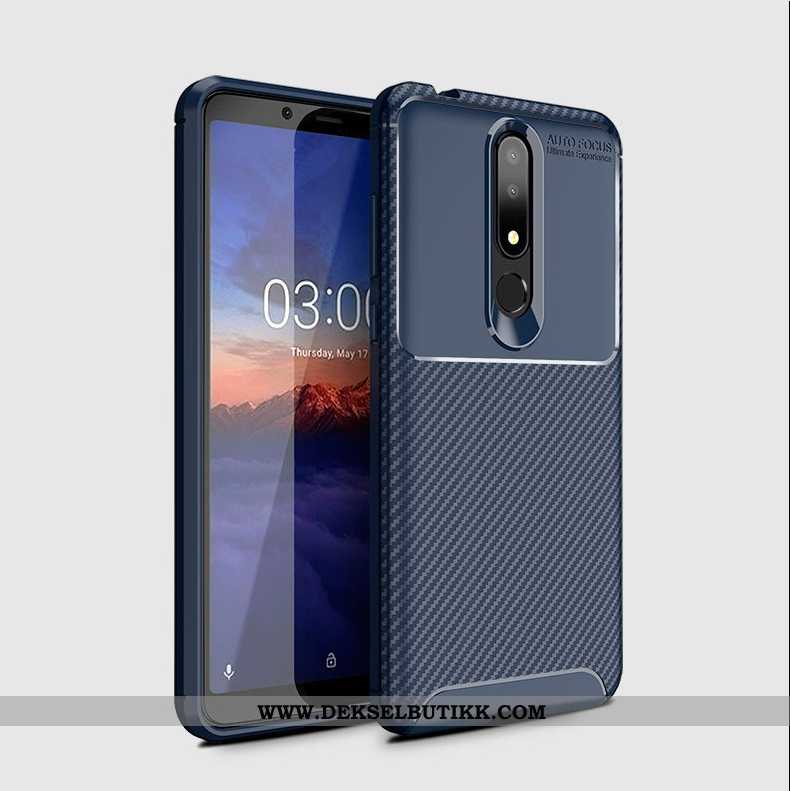 Deksel Nokia 3.1 Plus Tynne Mobiltelefon Trend Lovers Brun, Etui Nokia 3.1 Plus Myke Tilbud