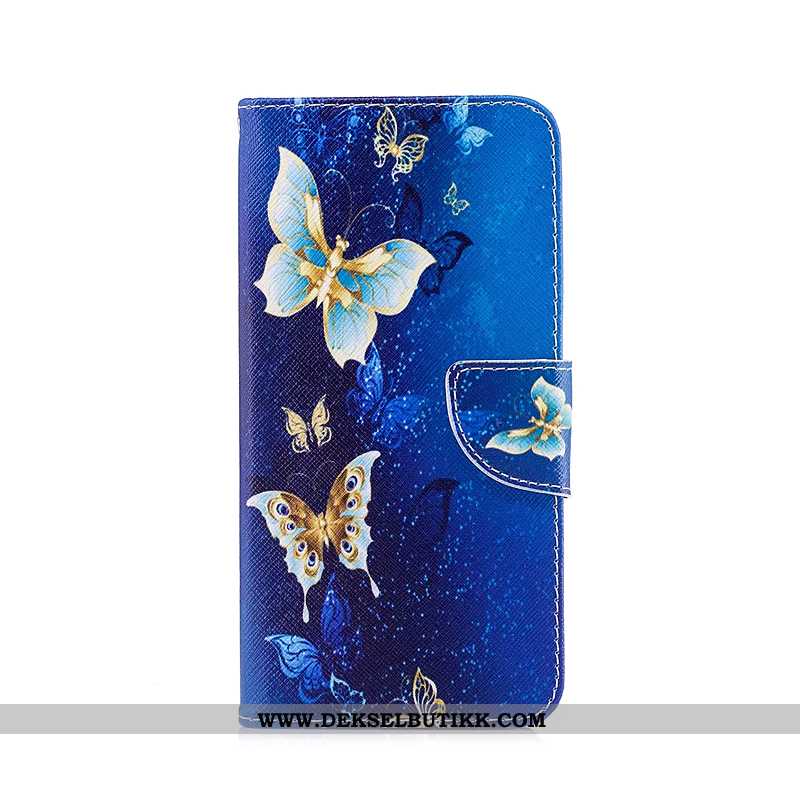 Deksel Nokia 5.1 Cartoon Farge Malt Etui Folio, Nokia 5.1 Beskyttelse Billige