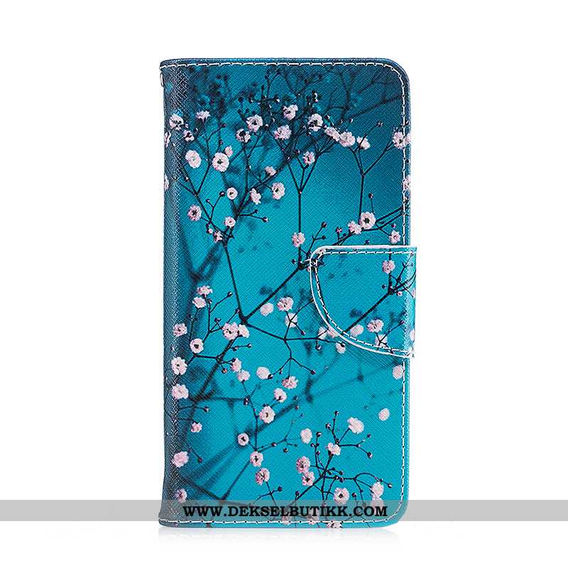 Deksel Nokia 5.1 Cartoon Farge Malt Etui Folio, Nokia 5.1 Beskyttelse Billige