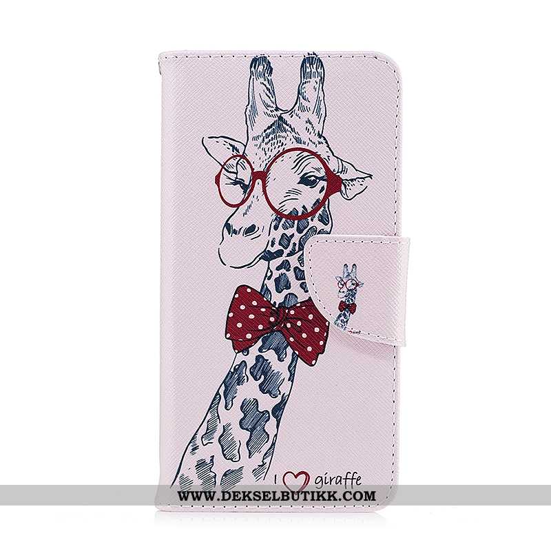 Deksel Nokia 5.1 Cartoon Farge Malt Etui Folio, Nokia 5.1 Beskyttelse Billige