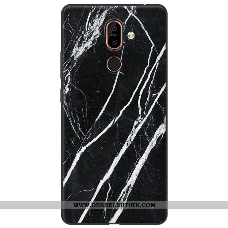 Deksel Nokia 7 Plus Myke Vintage Alt Inkludert Gul, Etui Nokia 7 Plus Silikon Billige