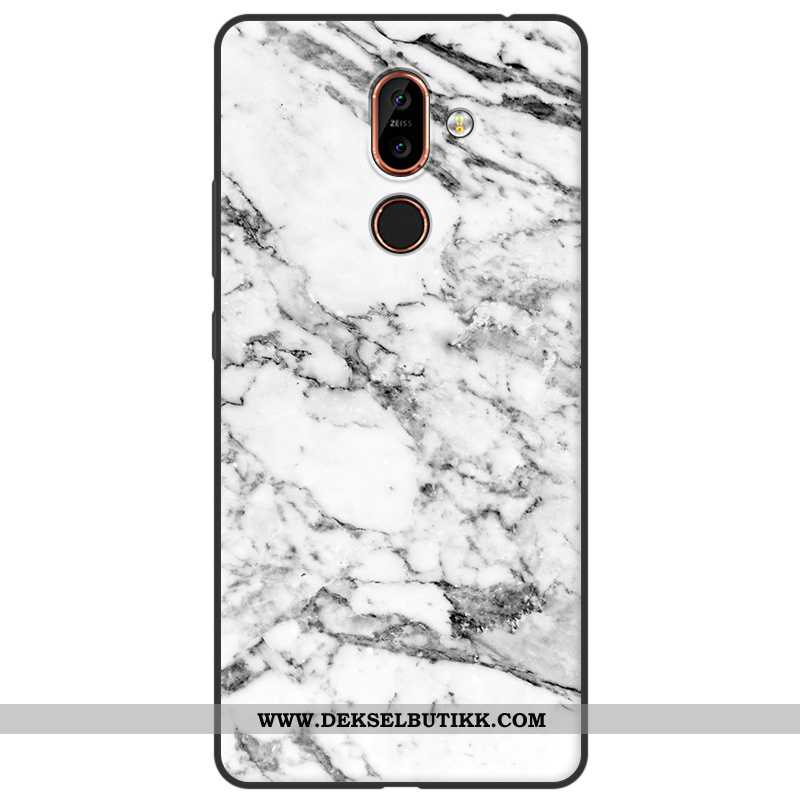 Deksel Nokia 7 Plus Myke Vintage Alt Inkludert Gul, Etui Nokia 7 Plus Silikon Billige