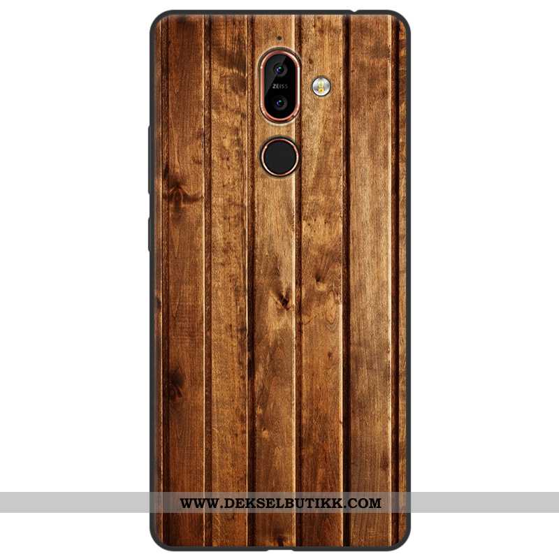 Deksel Nokia 7 Plus Myke Vintage Alt Inkludert Gul, Etui Nokia 7 Plus Silikon Billige