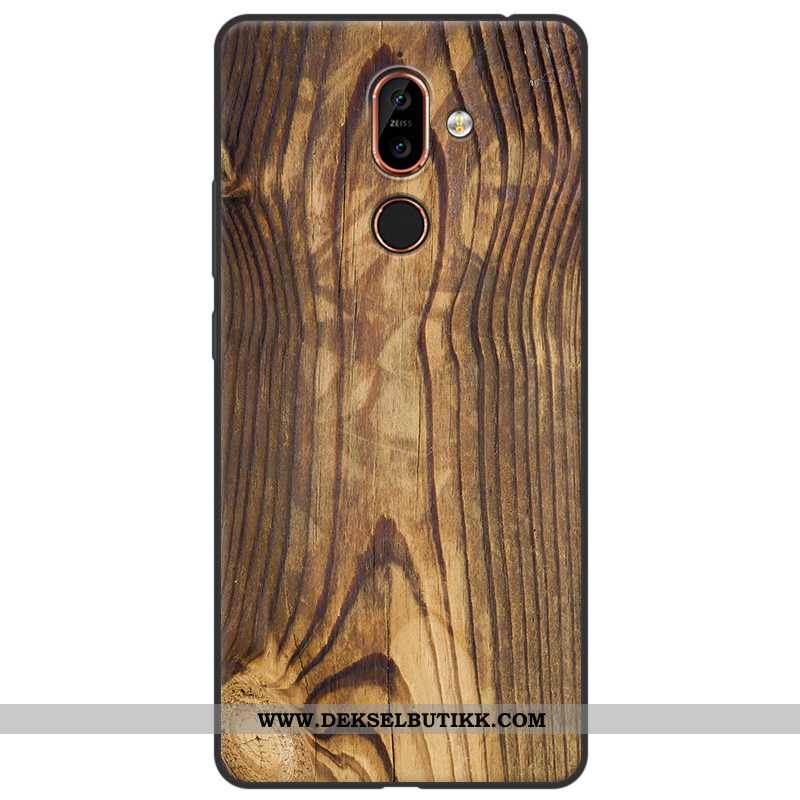 Deksel Nokia 7 Plus Myke Vintage Alt Inkludert Gul, Etui Nokia 7 Plus Silikon Billige