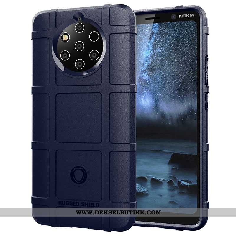 Deksel Nokia 9 Pureview Beskyttelse Magnetisk Mobiltelefon Pu Army Grønne, Etui Nokia 9 Pureview Grø