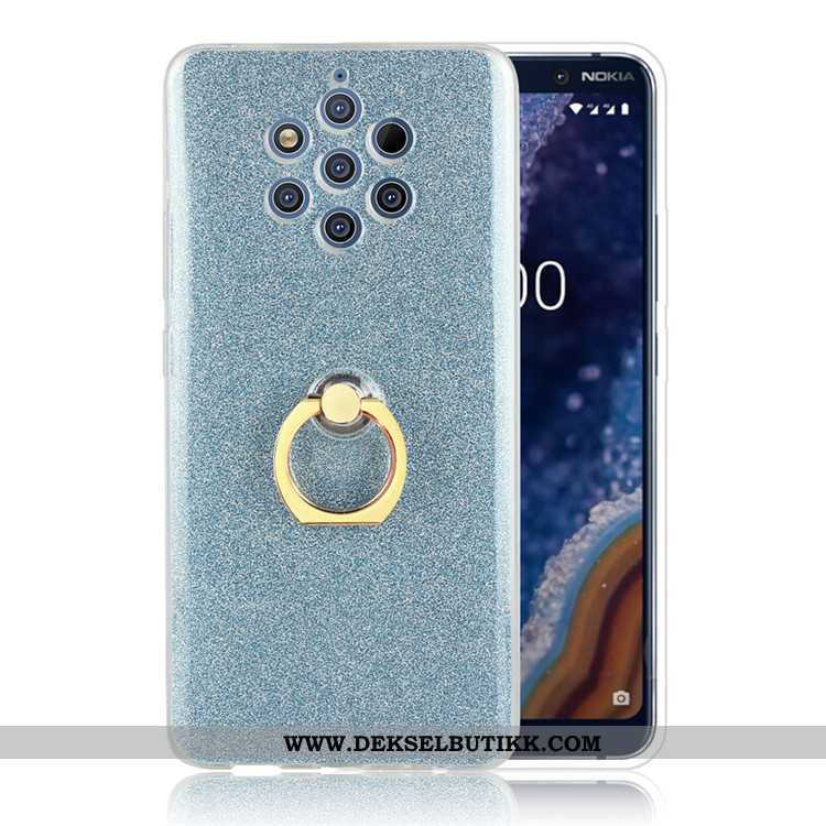 Deksel Nokia 9 Pureview Ring Etui Pulver, Nokia 9 Pureview Gul Billige