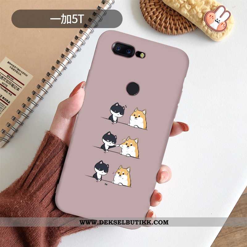 Deksel Oneplus 5t Cartoon Beskyttelse Mobiltelefon Rosa, Etui Oneplus 5t Silikon Tilbud