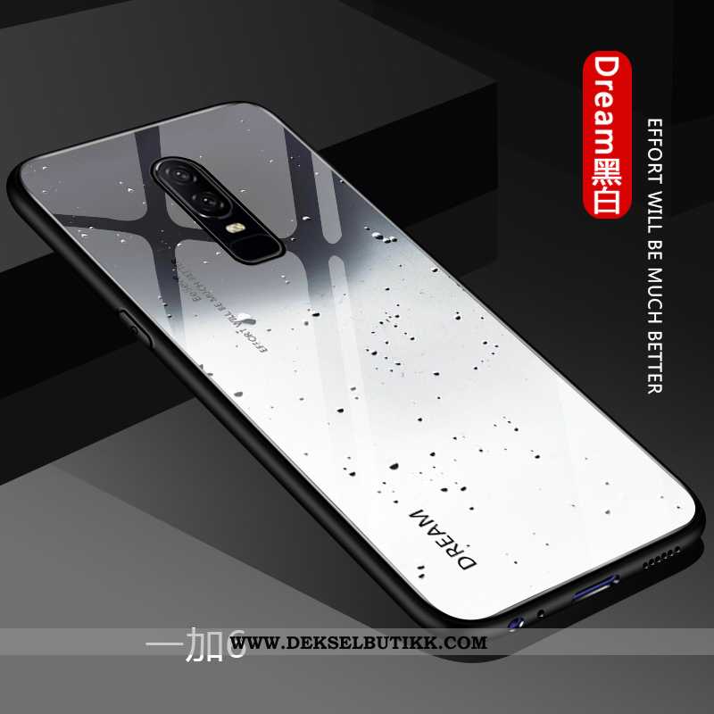 Deksel Oneplus 6 Beskyttelse Tynne Tilpass Hvitt, Etui Oneplus 6 Glass Tilbud