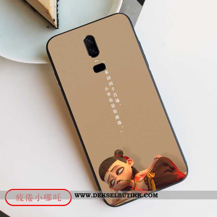 Deksel Oneplus 6 Ultra Myke Vakker Rød, Etui Oneplus 6 Tynne Rabatt