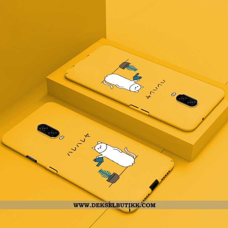 Deksel Oneplus 6 Ultra Trend Gul Cartoon, Etui Oneplus 6 Tynne Til Salgs