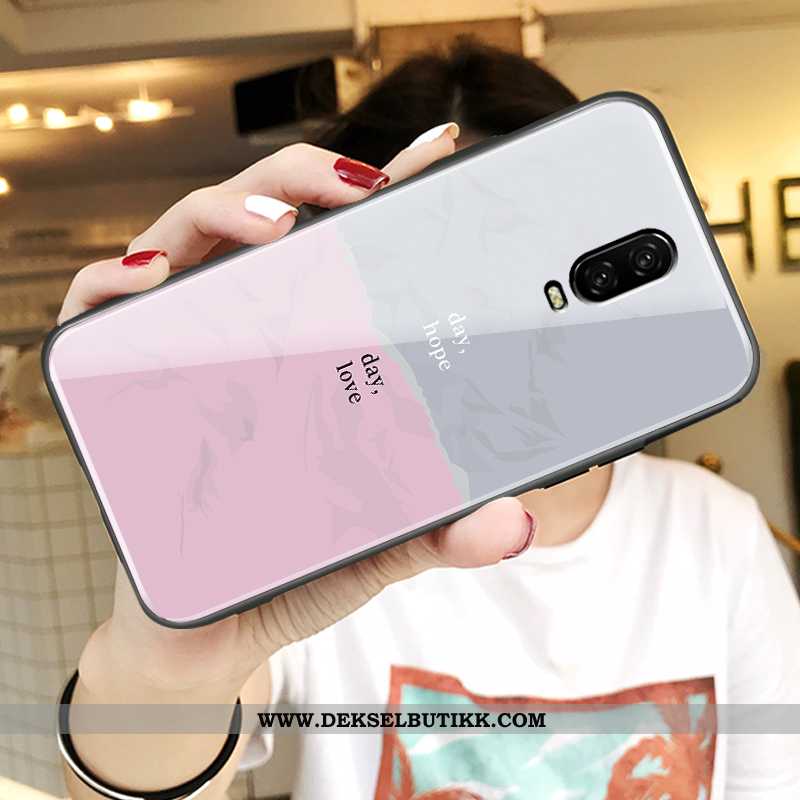 Deksel Oneplus 6t Av Personlighet Etui Beskyttelse Tynne Rosa, Oneplus 6t Kreativ Kjøpe