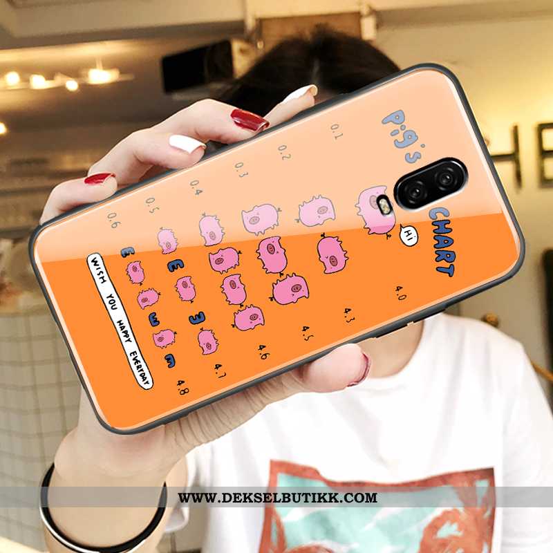 Deksel Oneplus 6t Cartoon Orange Lovers Oransje, Etui Oneplus 6t Vakker Butikk