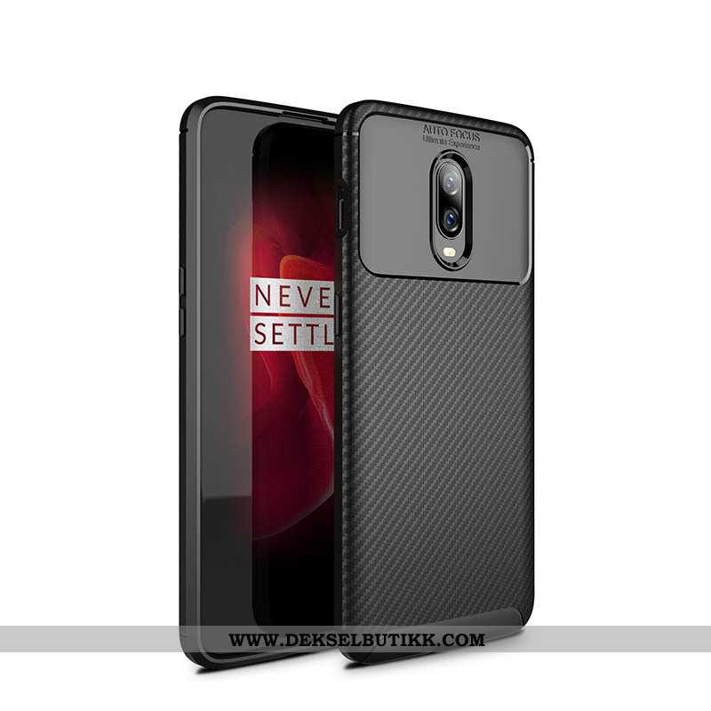 Deksel Oneplus 6t Kreativ Silikon Beskyttelse Myke Svart, Etui Oneplus 6t Trend Butikk