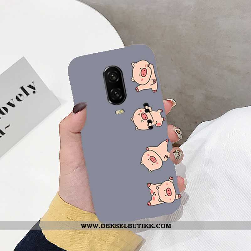 Deksel Oneplus 6t Nubuck Trend Alt Inkludert Mobiltelefon Rød, Etui Oneplus 6t Cartoon Butikk