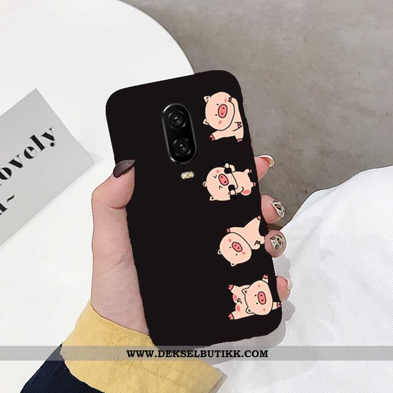 Deksel Oneplus 6t Nubuck Trend Alt Inkludert Mobiltelefon Rød, Etui Oneplus 6t Cartoon Butikk