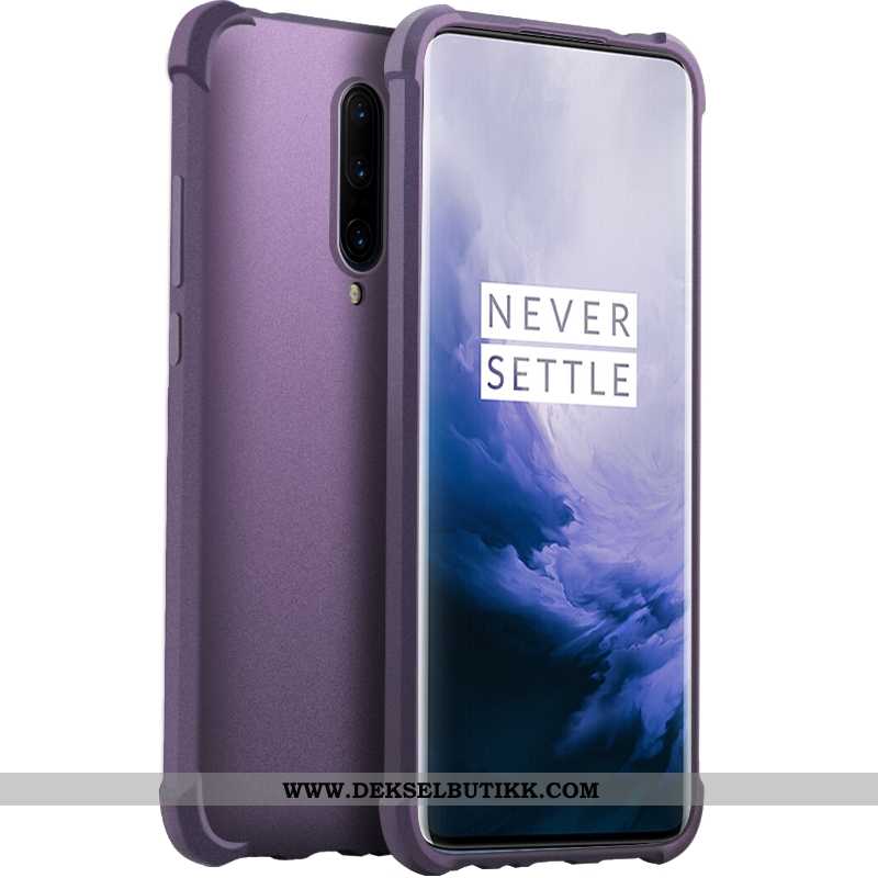 Deksel Oneplus 7 Pro Gjennomsiktig Mobiltelefon Anti-fall Lilla, Etui Oneplus 7 Pro Silikon På Nett