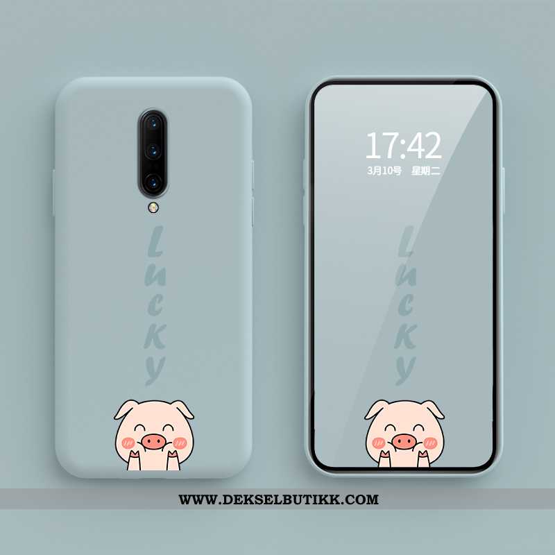 Deksel Oneplus 7 Pro Trend Alt Inkludert Cartoon Liten Blå, Etui Oneplus 7 Pro Myke Rabatt