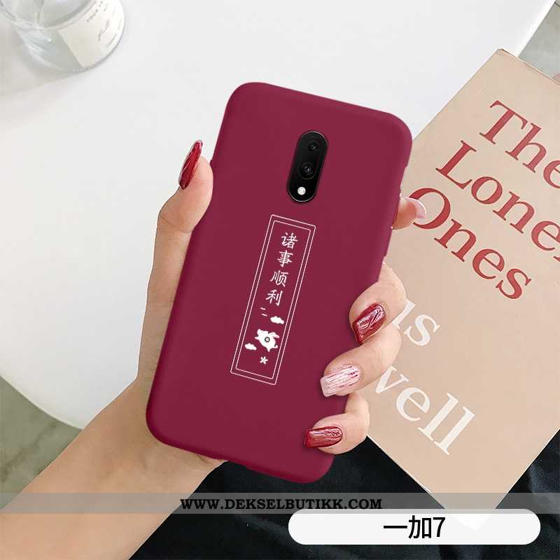 Deksel Oneplus 7 Trend Etui Myke Mote Grønn, Oneplus 7 Ultra Rabatt