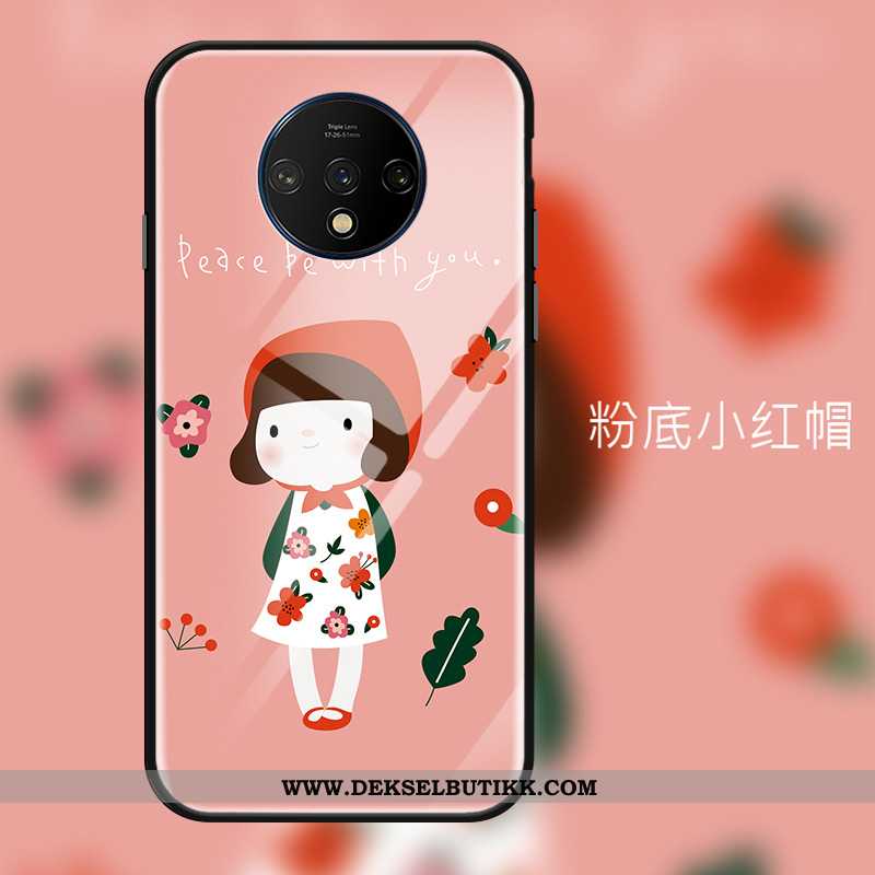 Deksel Oneplus 7t Hengende Ornamenter Alt Inkludert Beskyttelse Liten Rosa, Etui Oneplus 7t Trend Ra