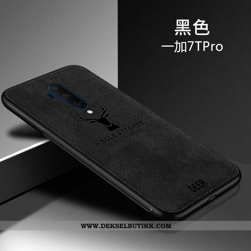 Deksel Oneplus 7t Pro Beskyttelse Kreativ Tynne Anti-fall Grå, Etui Oneplus 7t Pro Av Personlighet K