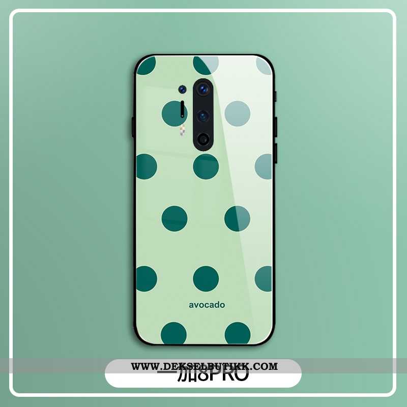 Deksel Oneplus 8 Pro Glass Silikon Anti-fall Lilla, Etui Oneplus 8 Pro Mote Billige