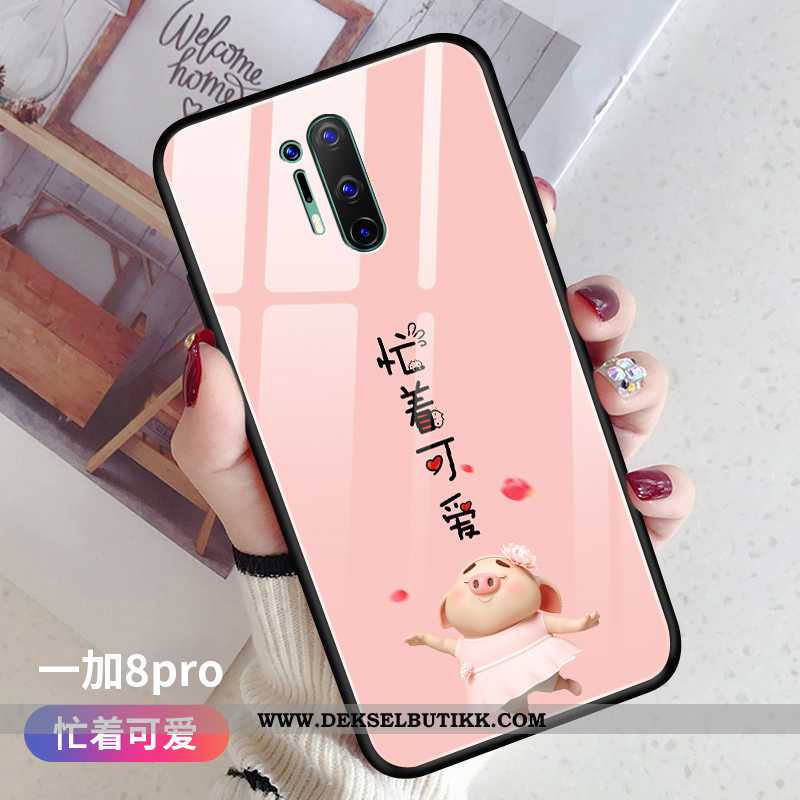 Deksel Oneplus 8 Pro Mote Liten Cartoon Silikon Gul, Etui Oneplus 8 Pro Av Personlighet Butikk