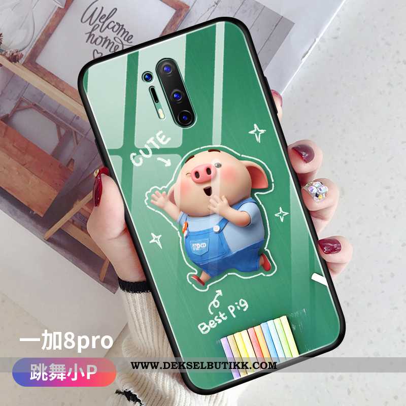 Deksel Oneplus 8 Pro Mote Liten Cartoon Silikon Gul, Etui Oneplus 8 Pro Av Personlighet Butikk